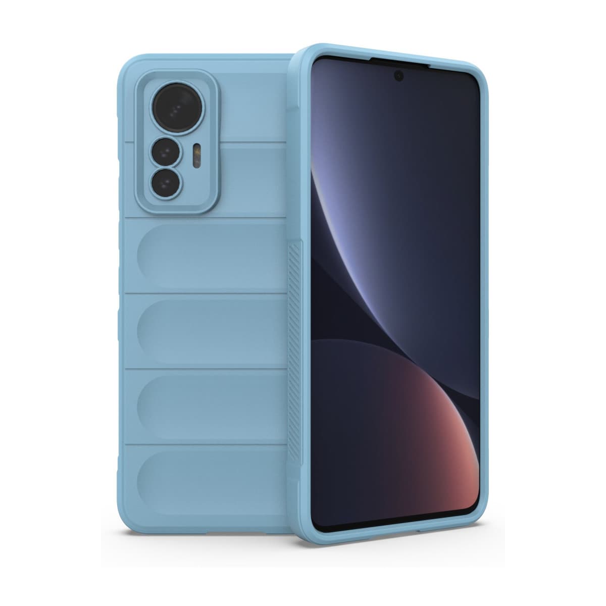 Mi 12 Lite Kılıf Optimum Silikon - Sky Blue