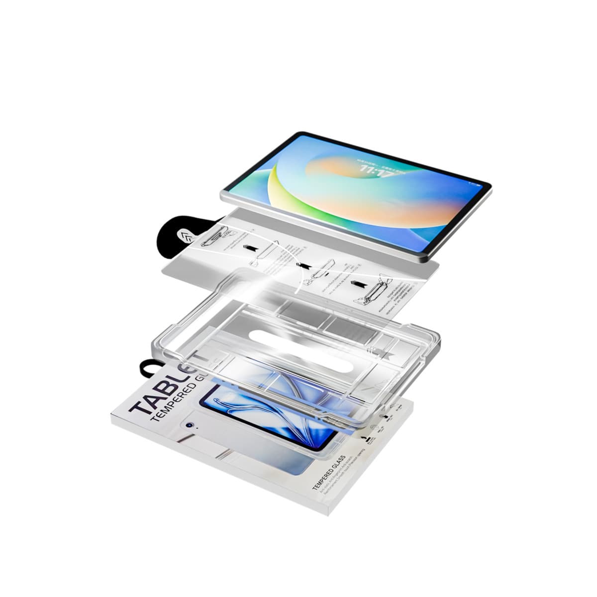 Galaxy Tab A9 Plus Magic Tablet Cam Ekran Koruyucu - Şeffaf
