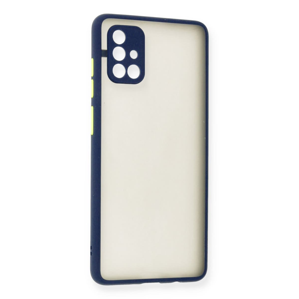 Galaxy A71 Kılıf Montreal Silikon Kapak - Lacivert