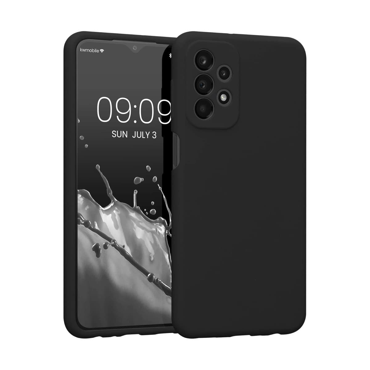 Galaxy A73 5G Kılıf First Silikon - Siyah