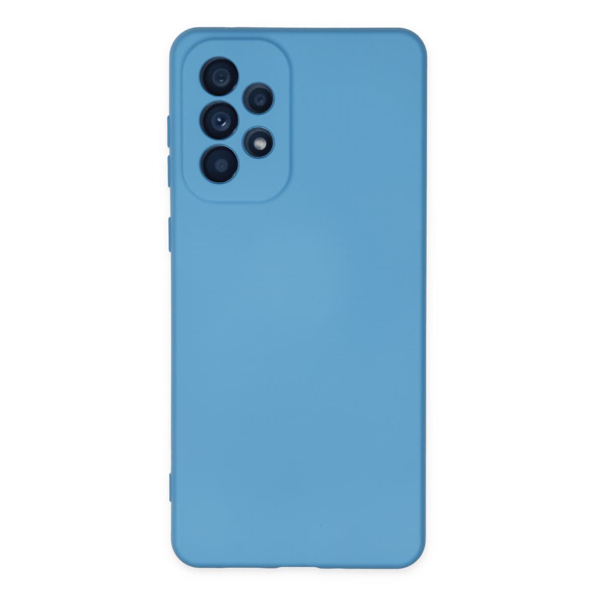 Galaxy A23 4G Kılıf Nano içi Kadife Silikon - Mavi