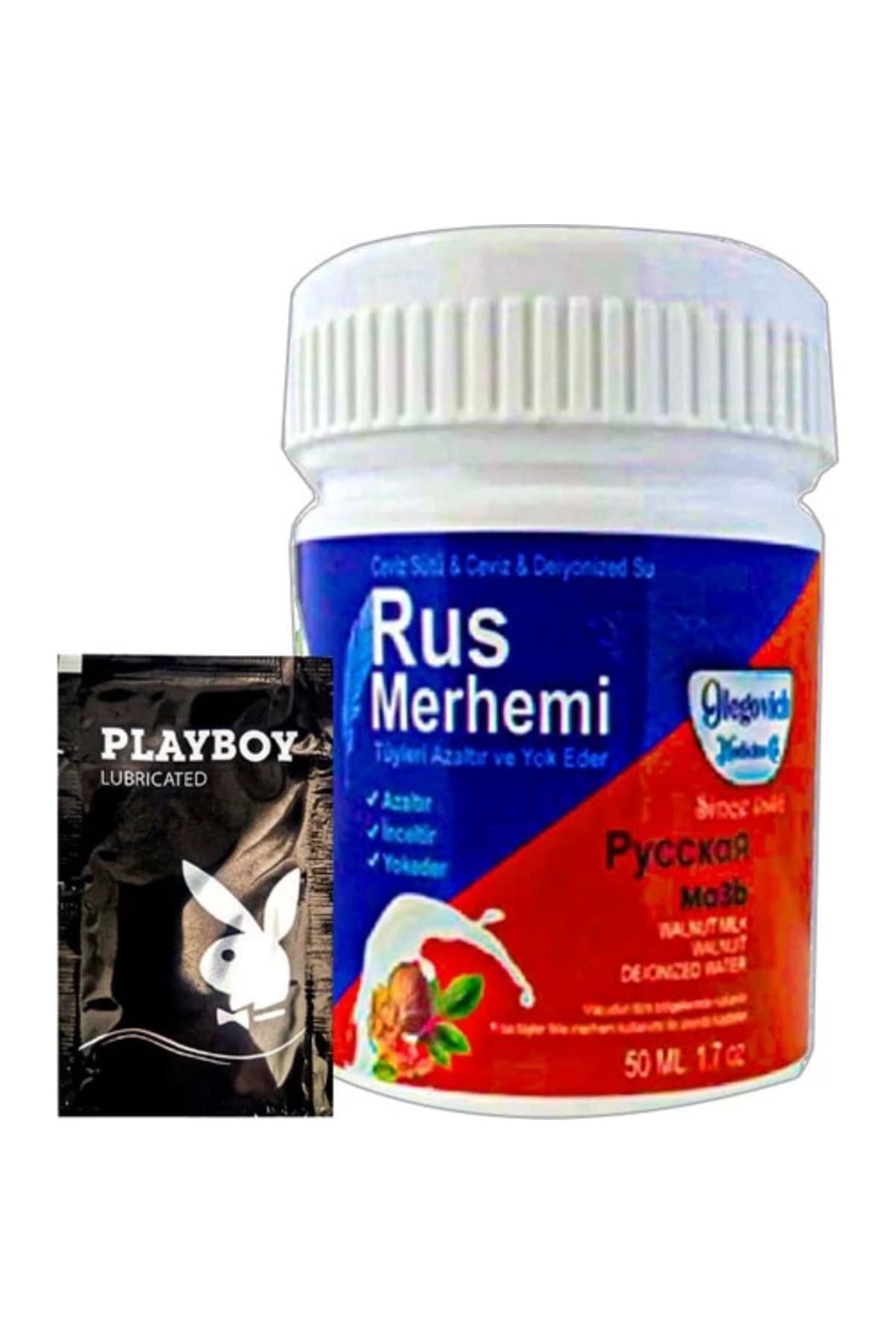 Rus Merhemi Blue 22-2:0024 Glegnid Rus Merhemi 50 Ml Tüy Kremi+ Yanında Jel