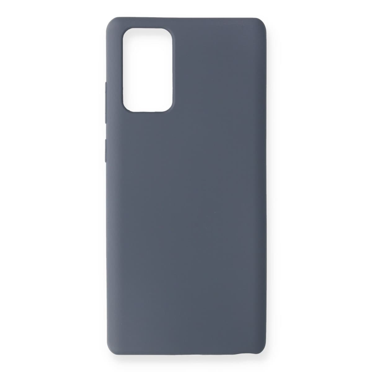 Galaxy Note 20 Kılıf Nano içi Kadife Silikon - Gri