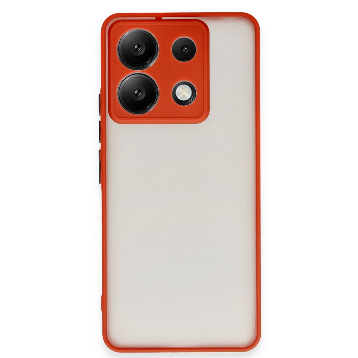 Note 13 Pro 5G Kılıf Montreal Silikon Kapak - Kırmızı