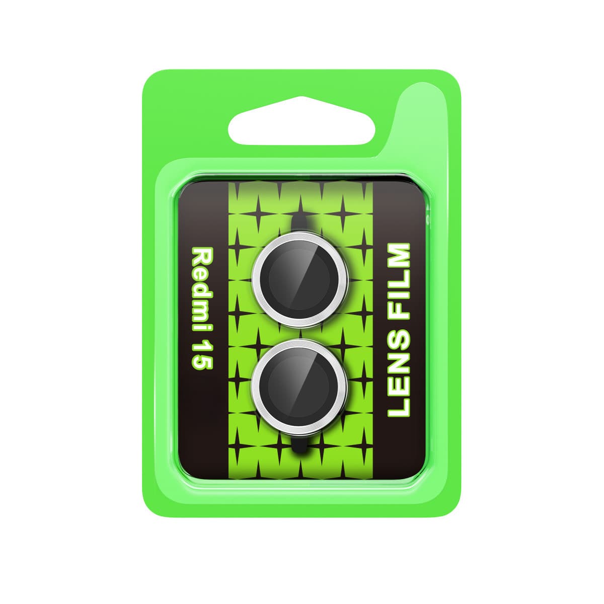 15 4G Raze Metal Kamera Lens - Gümüş