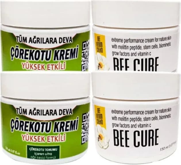 Çörek Otu Mesaj Kremi 2 x 100 ml - Bee Cure Krem 2 x 150 ml