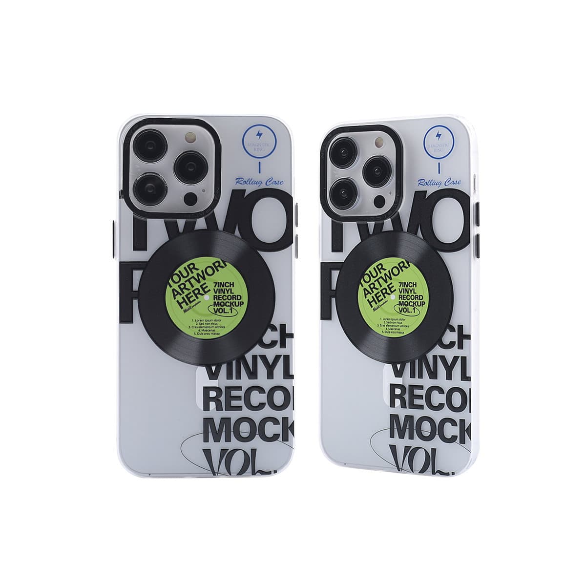iPhone 14 Pro Kılıf Apollo Magneticsafe Desenli Kapak - Apollo Şeffaf - 5