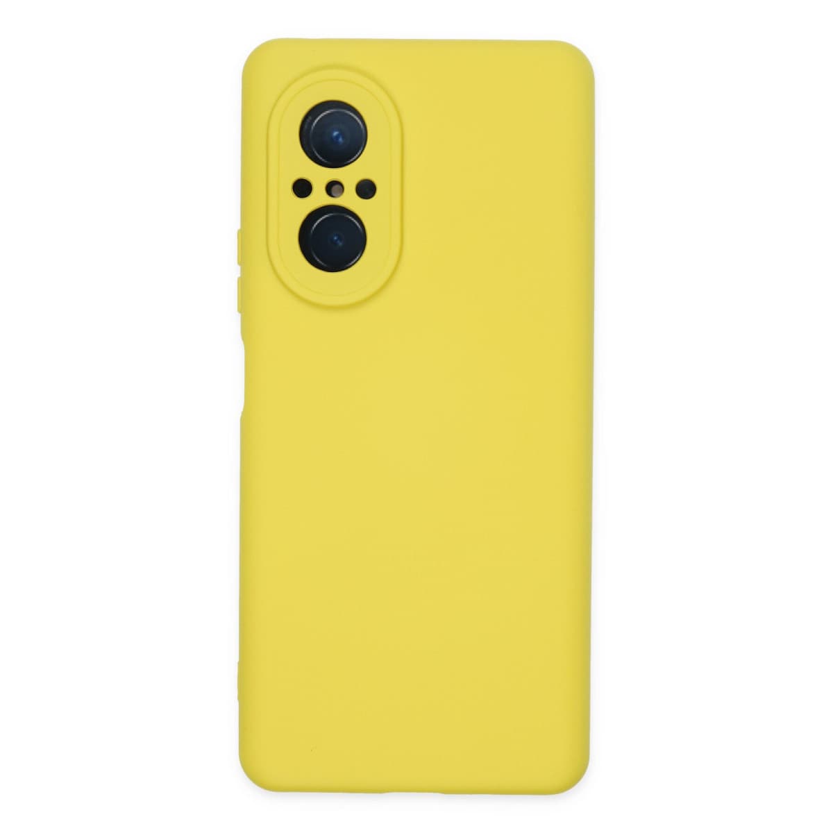 Nova 9 SE Kılıf Nano içi Kadife Silikon - Sarı