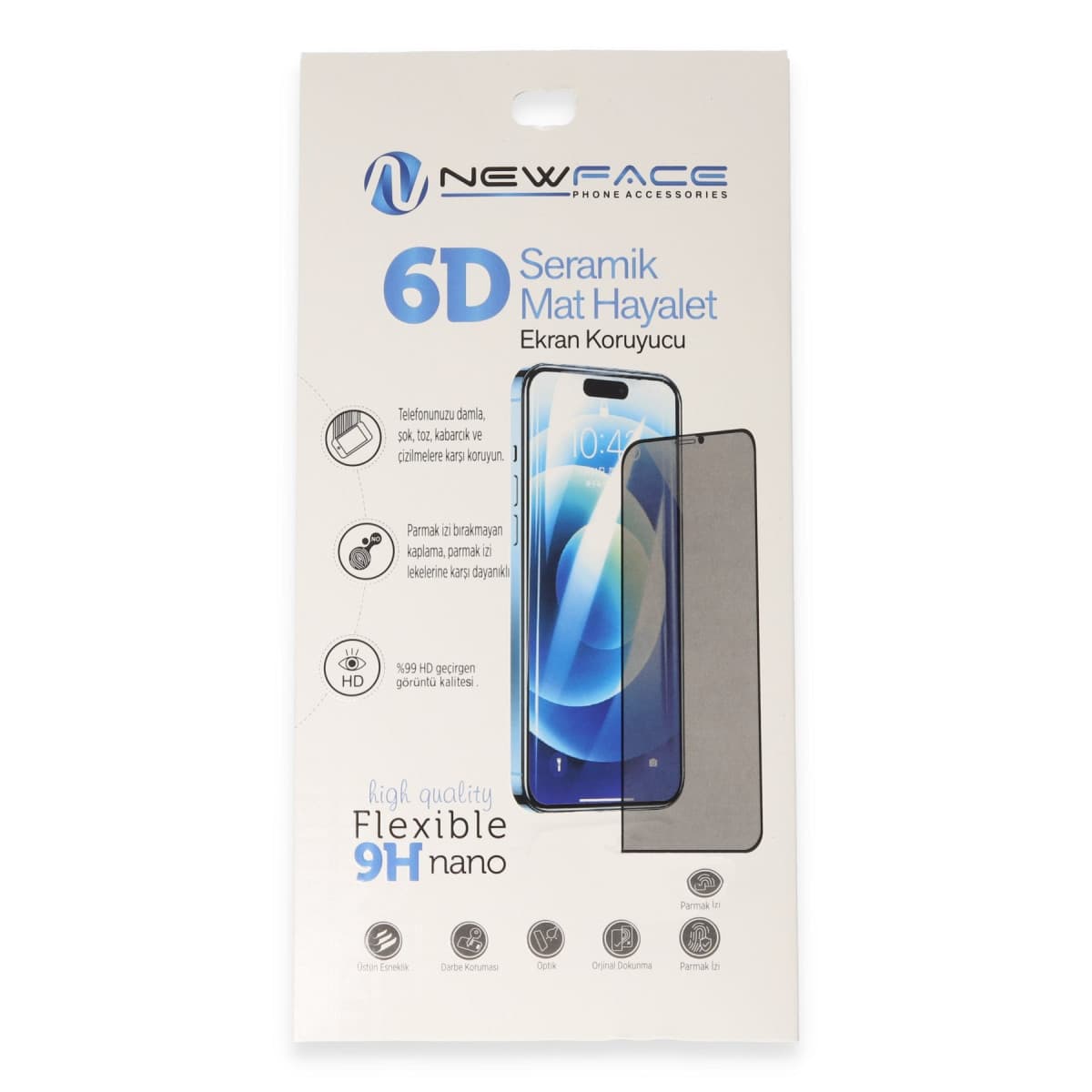 Redmi Note 13 4G 6D Antistatik Mat Seramik Hayalet Nano Ekran Koruyucu