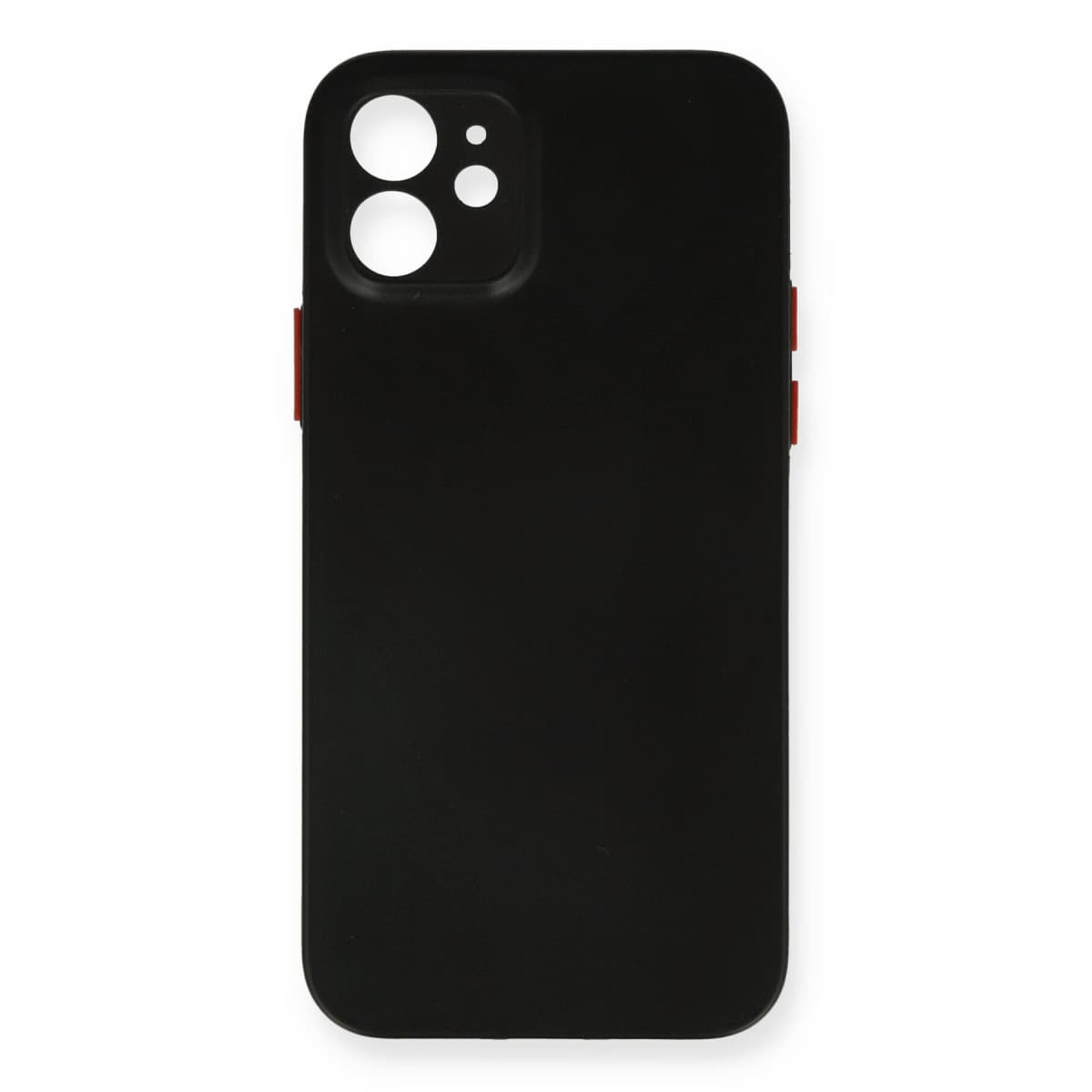 iPhone 12 Kılıf PP Ultra İnce Kapak - Siyah