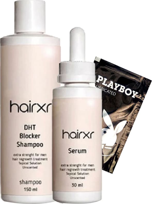 Hairxr Saç Bakım Şampuanı ve Serum Saç Besleme Güçlü ASLKO2:0023 150 ml Hairxr Dht Blocker 30 ml + Yanında Jel
