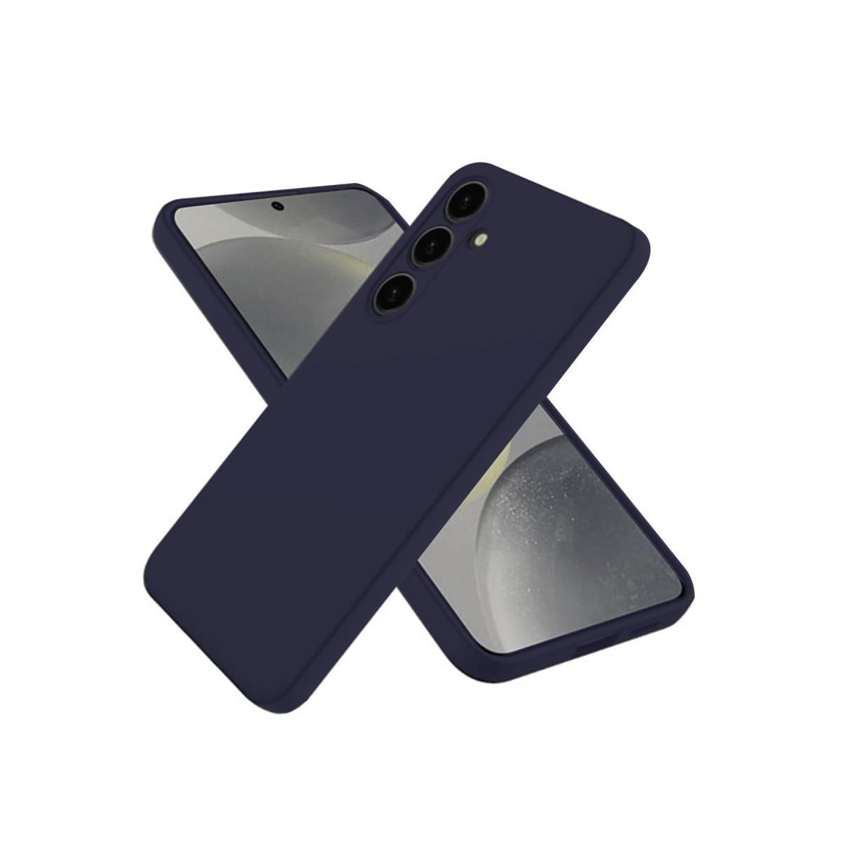Galaxy A26 Kılıf Nano içi Kadife Silikon - Lacivert