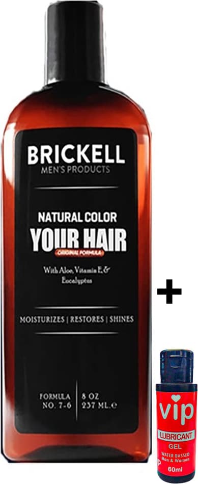 Brickell Saçsakal BEYAZLATICI237 ml Erkeklere Özel Şampuan + Vip Cinselkaydırıcı Jel