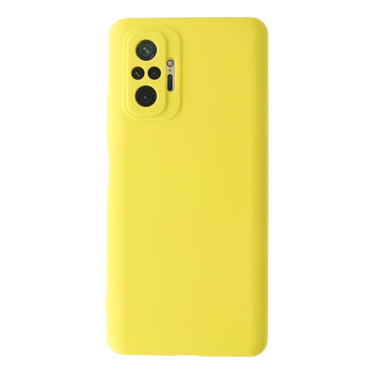 Note 10 Pro Kılıf Nano içi Kadife Silikon - Sarı