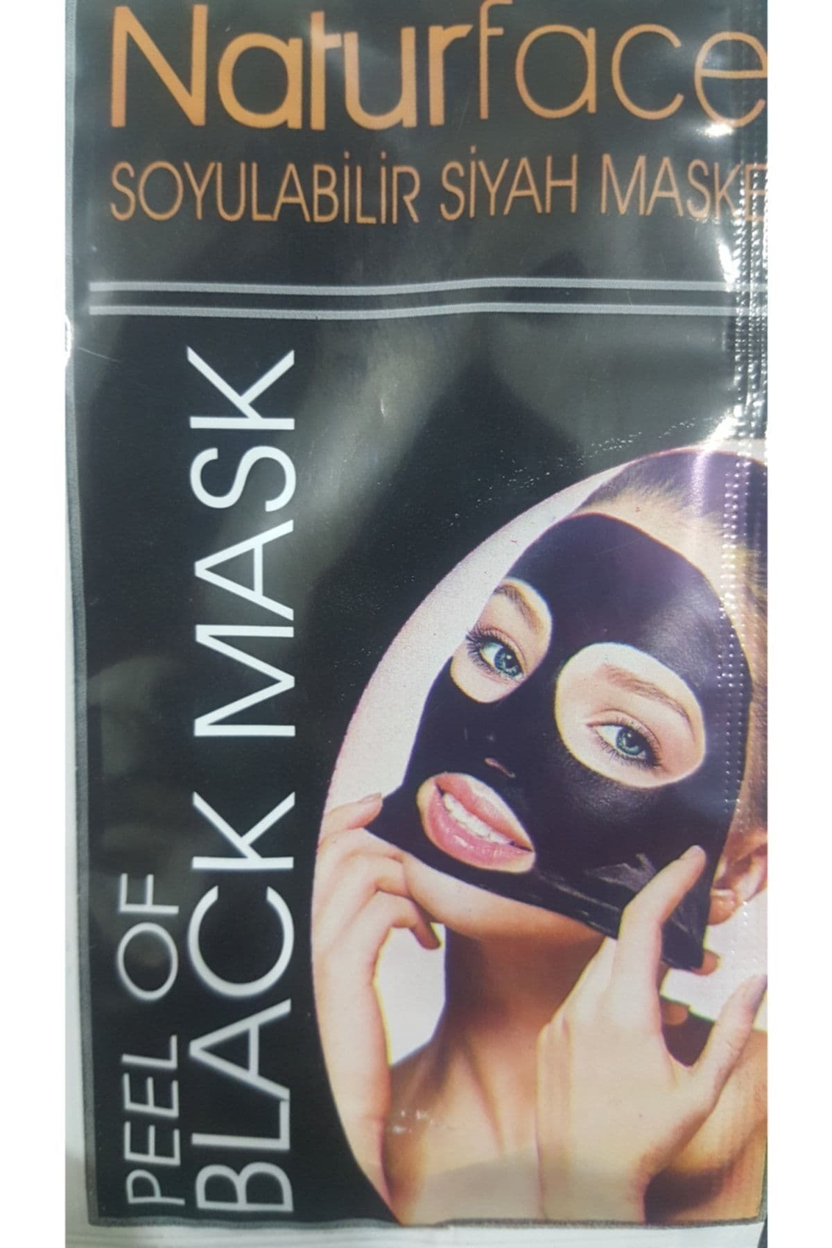 Soyulabilir Siyah Maske