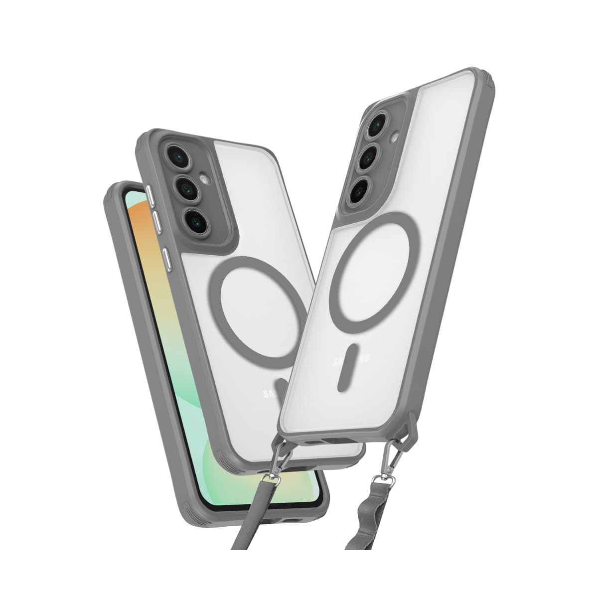 Galaxy S23 FE Kılıf Enka Magsafe Silikon Kılıf - Titan Gri