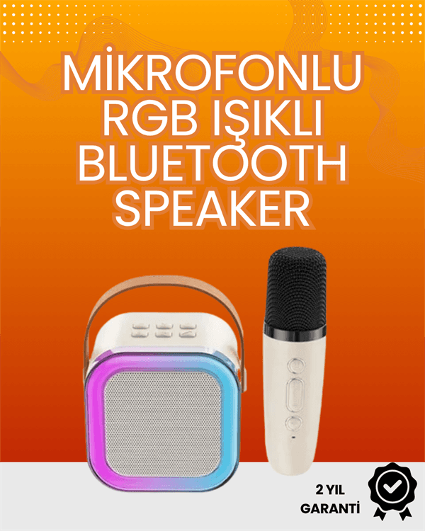 Yüksek Performanslı Kablosuz Karaoke Hoparlör