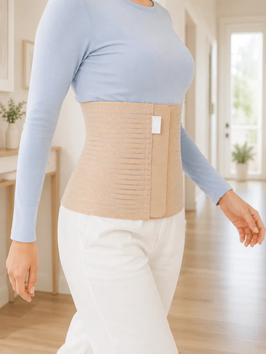 26 cm Abdominal Korse Doğum Sonrası 4 Kademeli Ayarlanabilir Karın Bel Korsesi